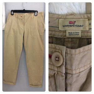 Vineyard Vines Tan Boyfriend Jeans